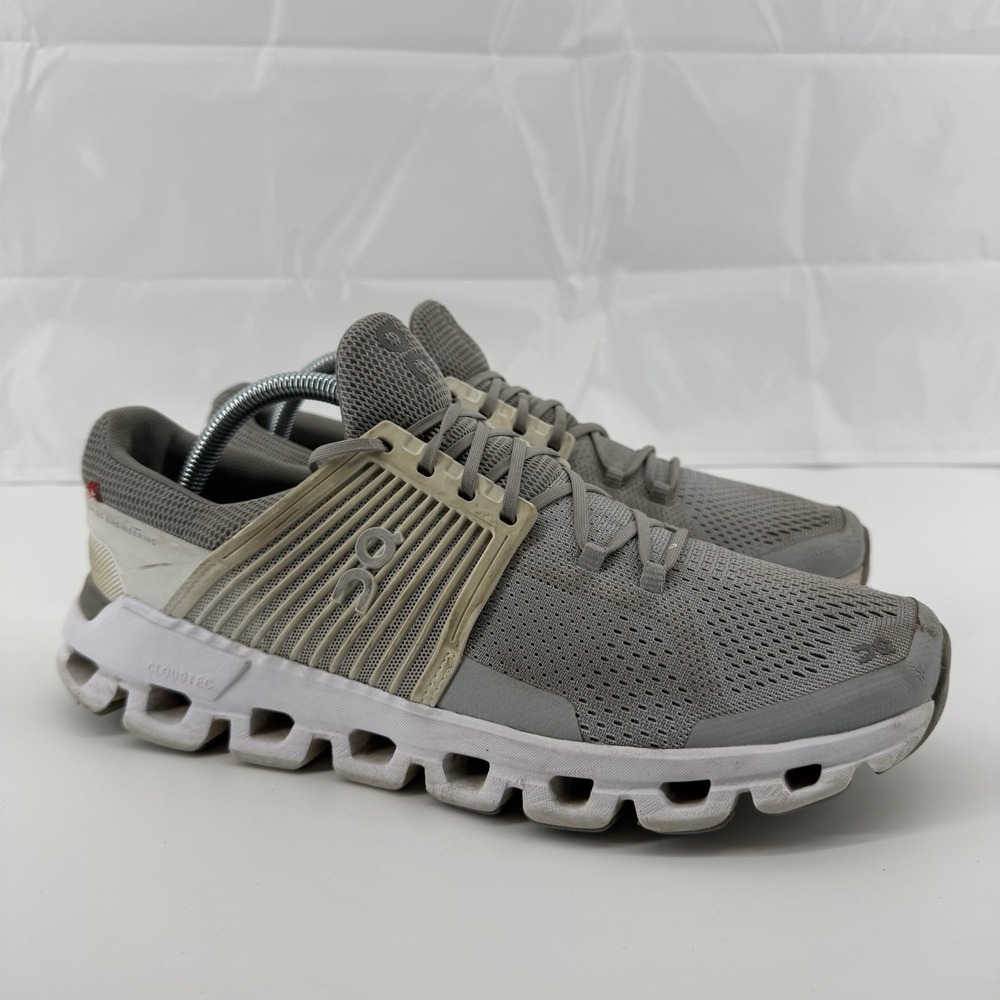 On Running Cloudswift Women's Size 11 Helion Running Shoes Gray White Beat